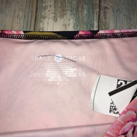 Shade & Shore Floral Tie Black Bikini Bottoms - Picture 6 of 6